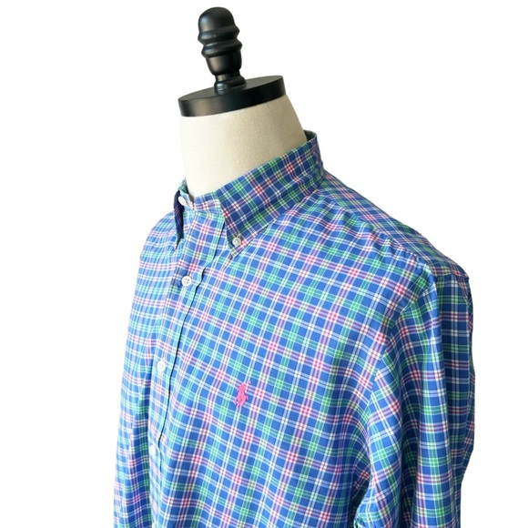 Polo Ralph Lauren Plaid Button Down Shirt | LARGE - Picture 3 of 13